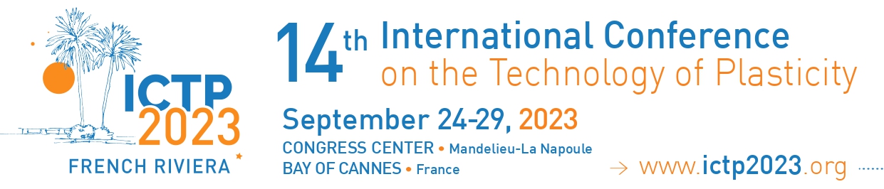 14th International Conference on the Technology of Plasticity